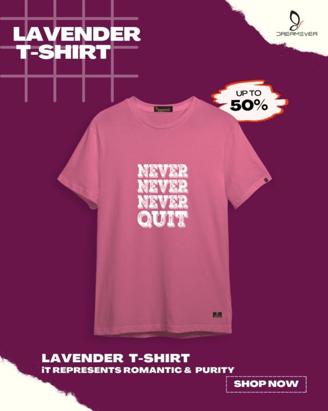 Never Quite Lavender T-Shirt for Men