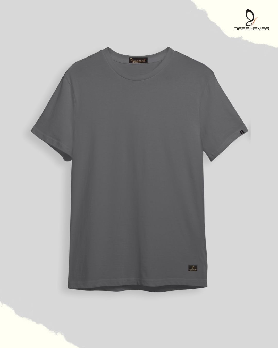 8106 Grey Plain T-Shirt